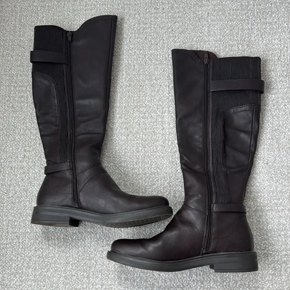 White Mountain Riding Boots Brown - Picture 3 of 4